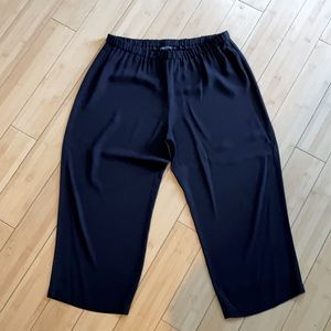 Eileen Fisher silks georgette pants size PL